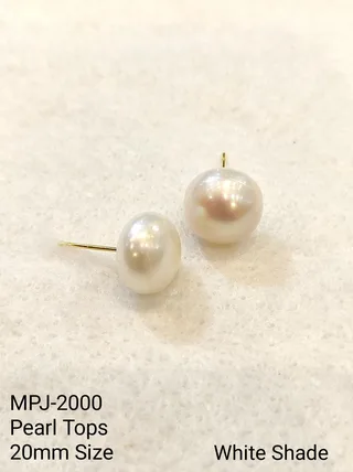 White — Freshwater Pearl Tops