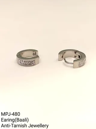 Silver — Hoop Earrings
