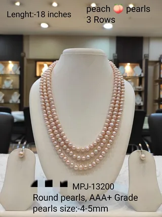 Pearl Multi-Row Necklace Set