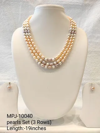 Pearl Multi-row Necklace Set