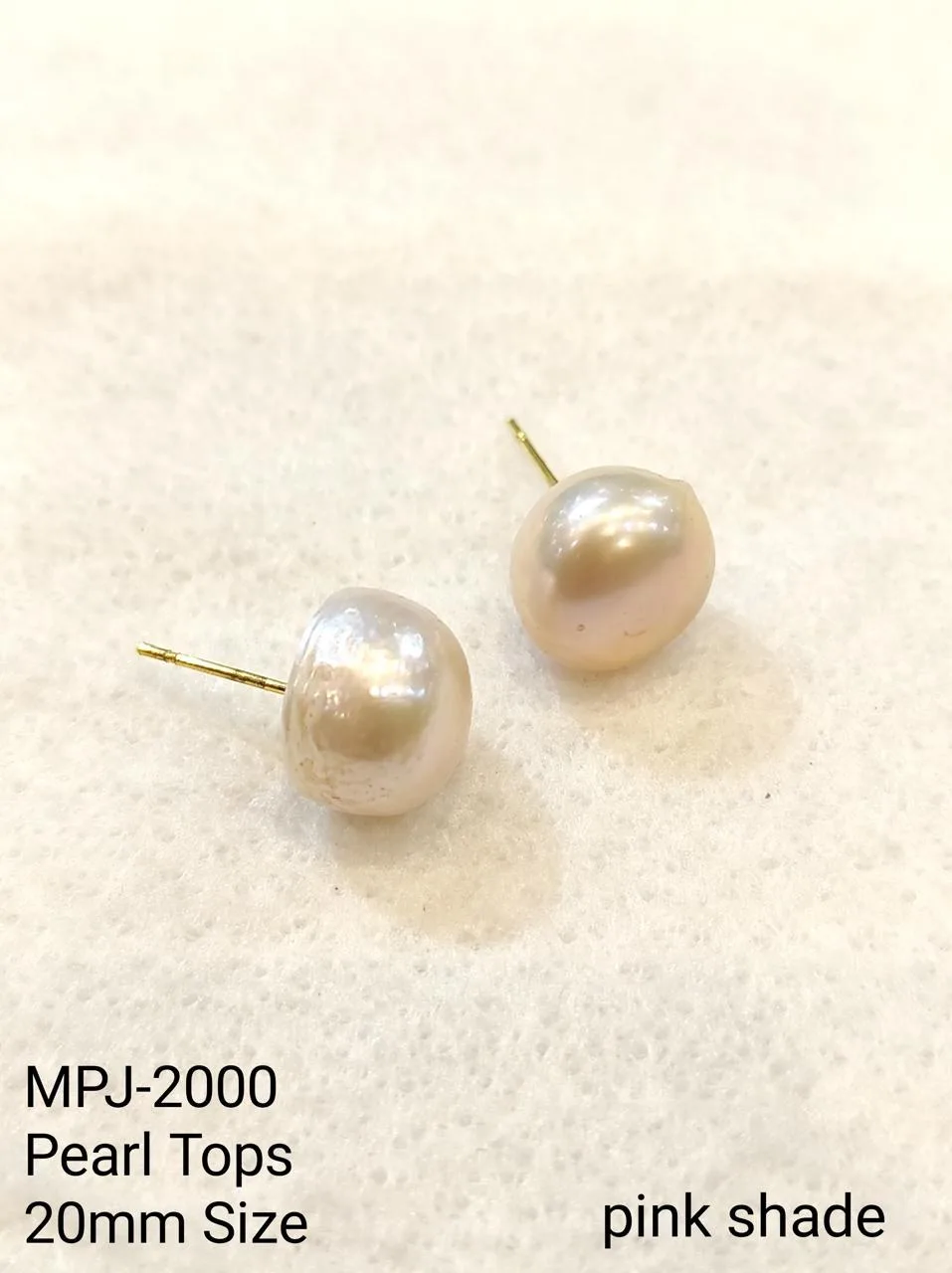 Pink — Freshwater Pearl Tops — Pink