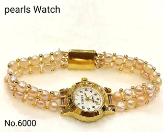 Peach — Freshwater Pearl Watch